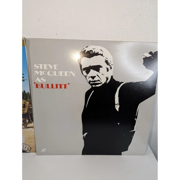 The Great escape and Bullet laserdisc Steve Mc Queen Bundle Untested - Picture 3 of 7